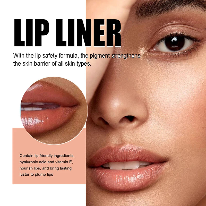 Lip Liner Waterproof Peel-Off Tattoo Lip Gloss