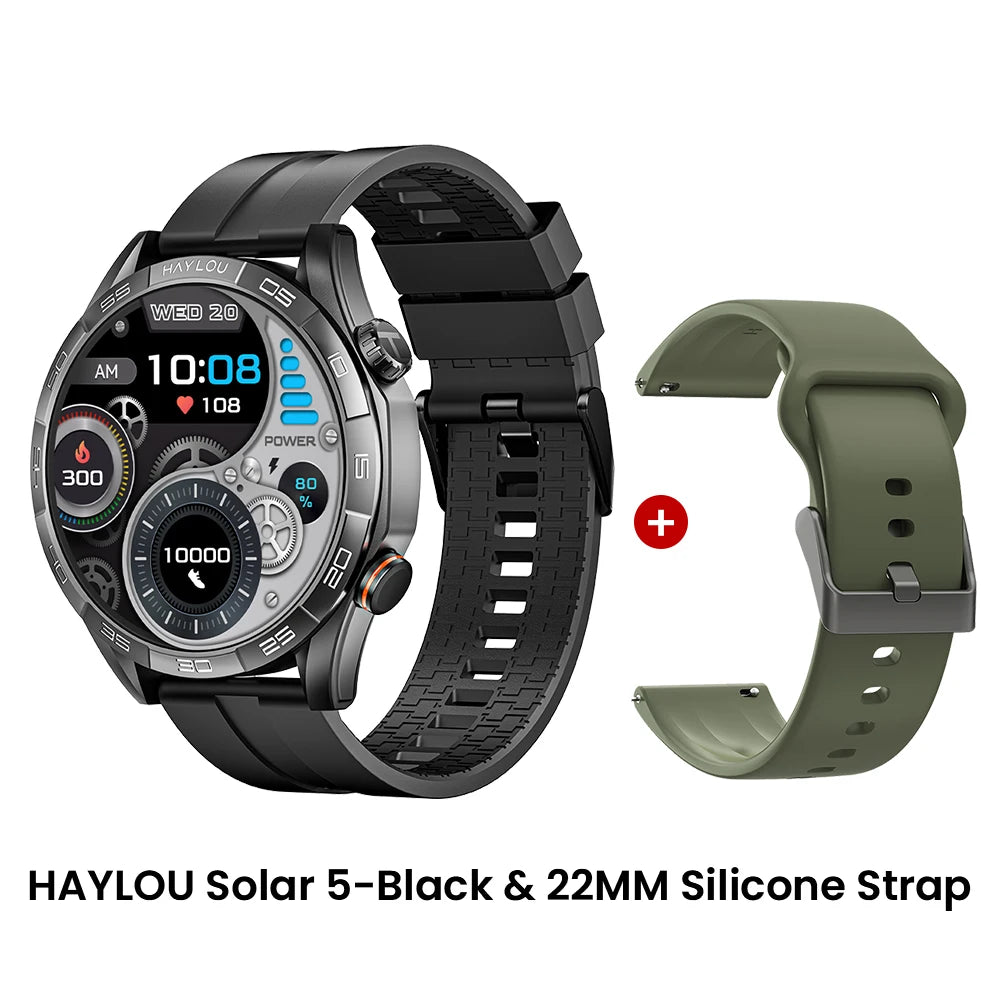Solar 5 Voice Calling Smartwatch – AMOLED Display