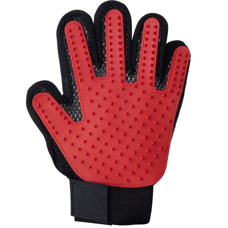Pet Grooming Glove – Deshedding Brush & Bath Massage Tool for Cats & Dogs