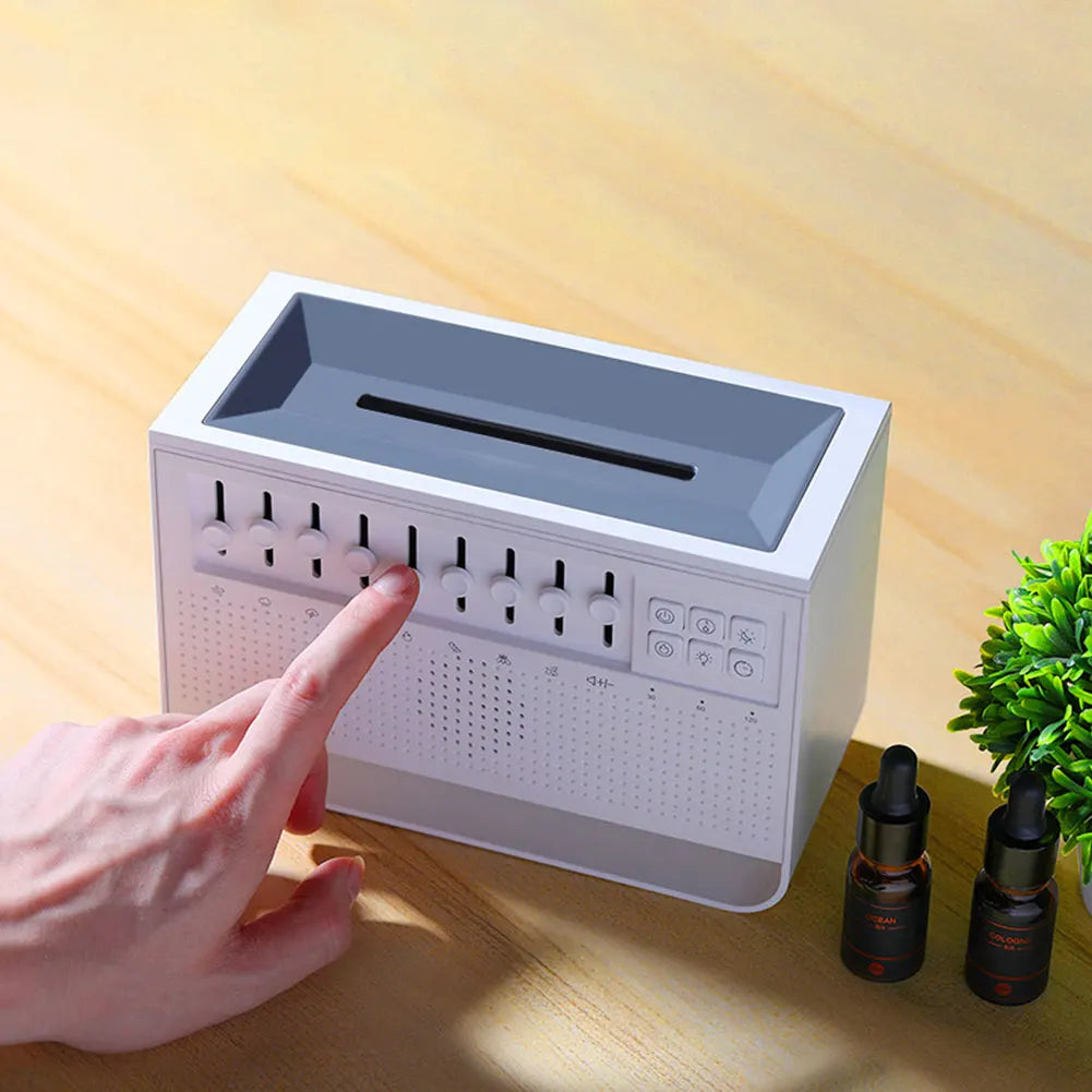 Portable White Noise Bluetooth Speaker with Night Light & Humidifier