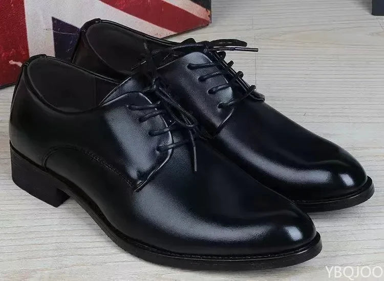 Men’s Height Increasing Shoes – Casual Business Flats 2025