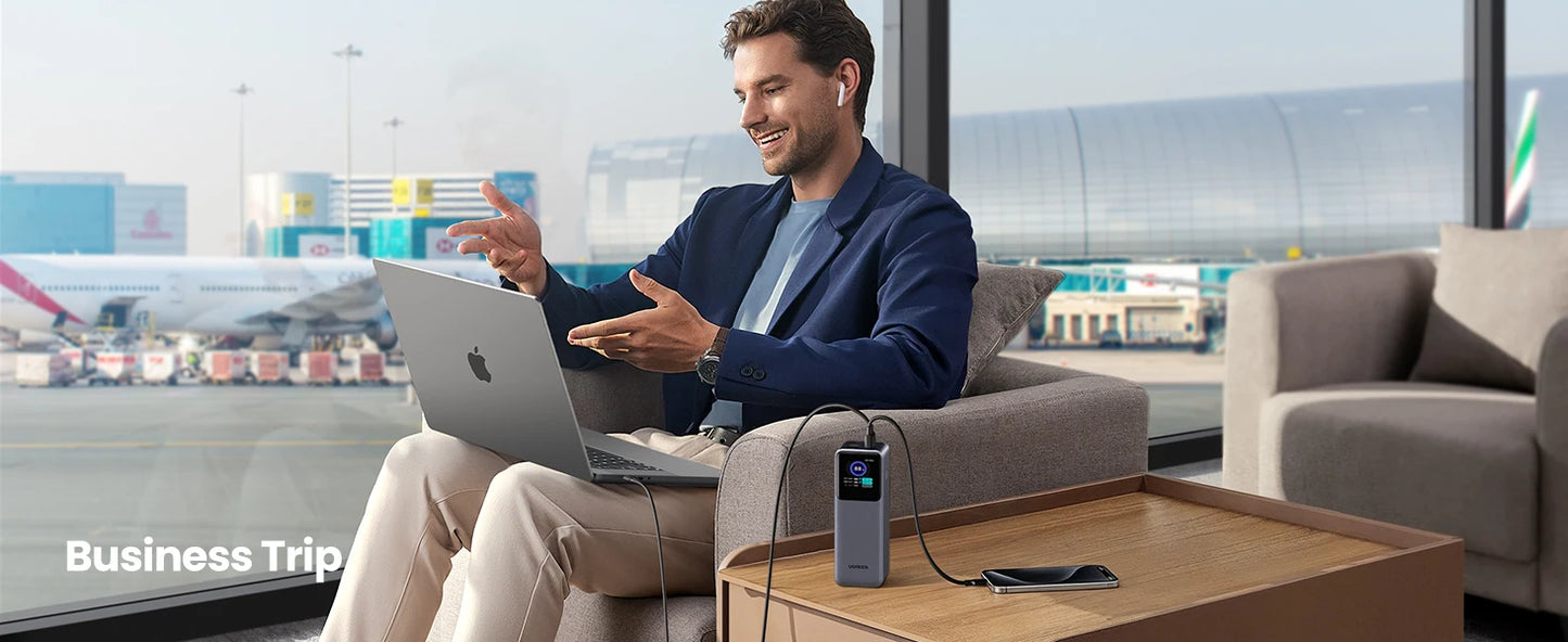 Cartmela 200W 25000mAh Power Bank – PD Fast Charging for Laptops
