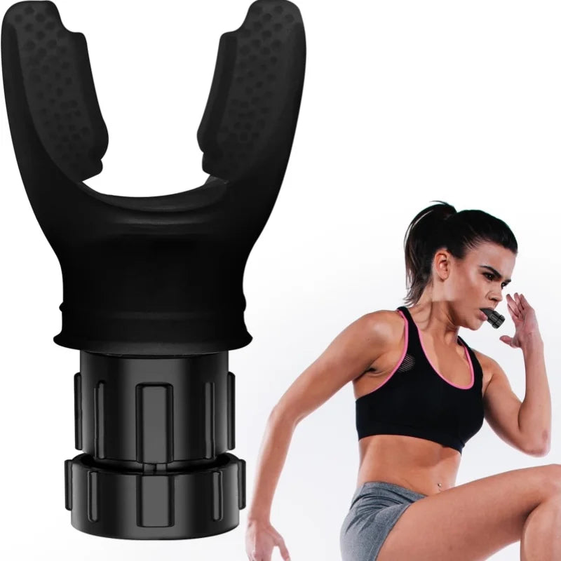Adjustable Silicone Breathing Trainer – Fitness Lung Exerciser
