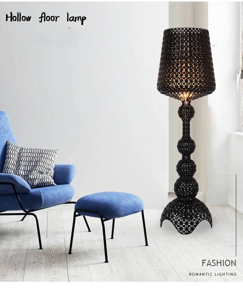 Italian Designer Hollow Goblet Acrylic Floor Lamp