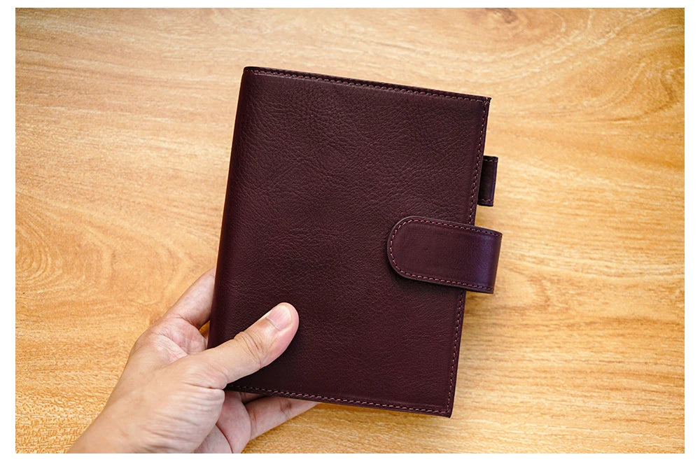 A6 Plus Leather Notebook Cover – Full Grain Vegetable Tanned