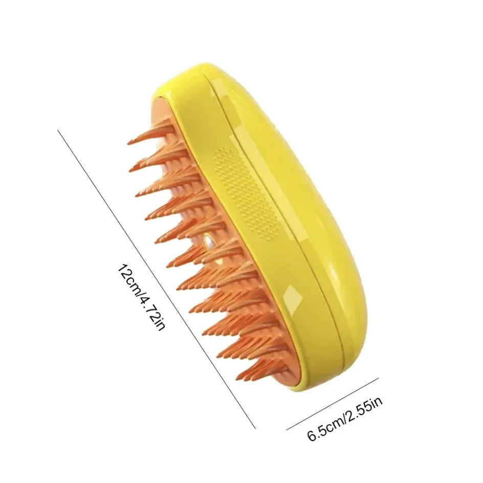 USB 3-in-1 Pet Grooming Brush – Steam, Shedding & Massage Tool