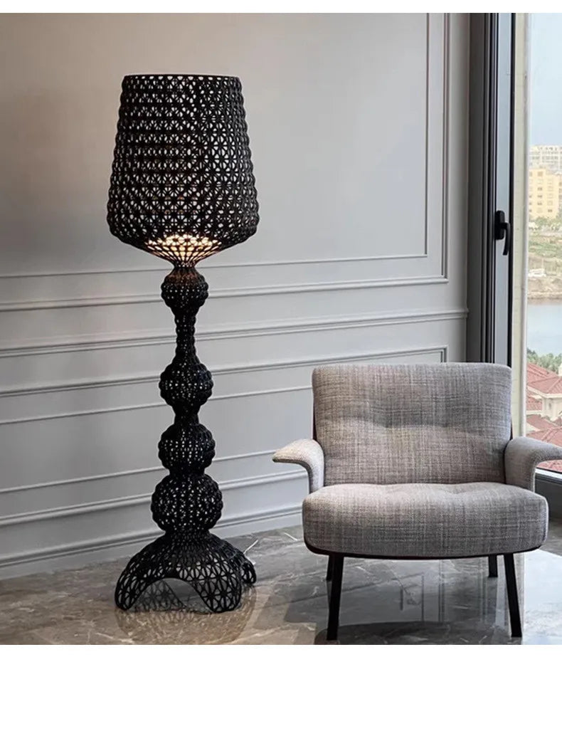 Italian Designer Hollow Goblet Acrylic Floor Lamp