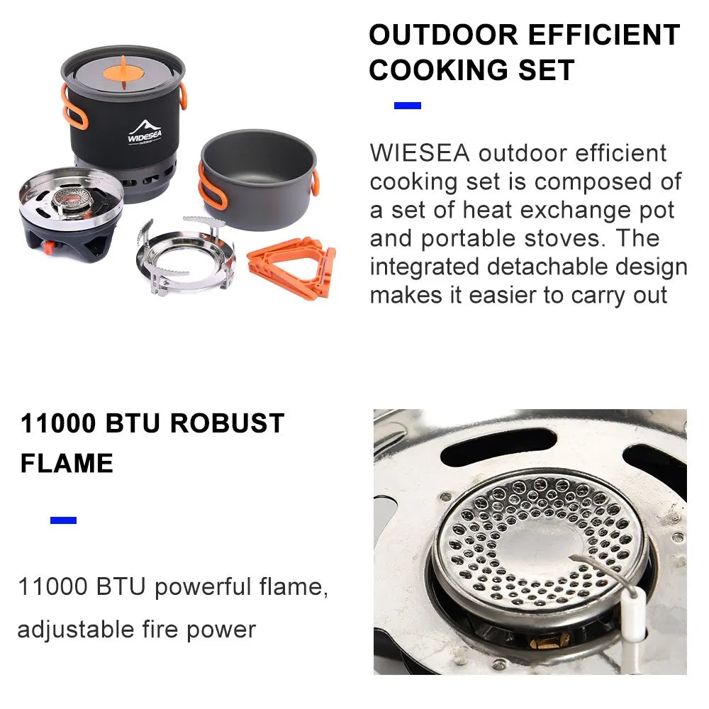 Widesea Compact Camping Cooking System