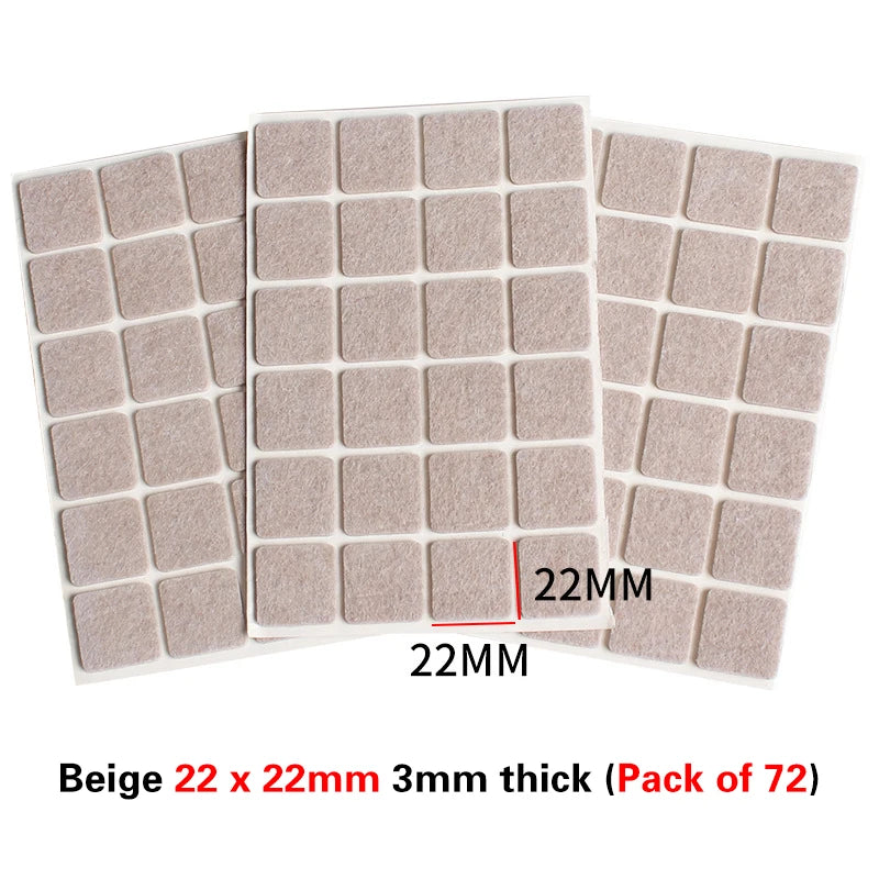 Felt Chair Leg Pads – Anti-Slip, Floor Protectors, Noise Reduction