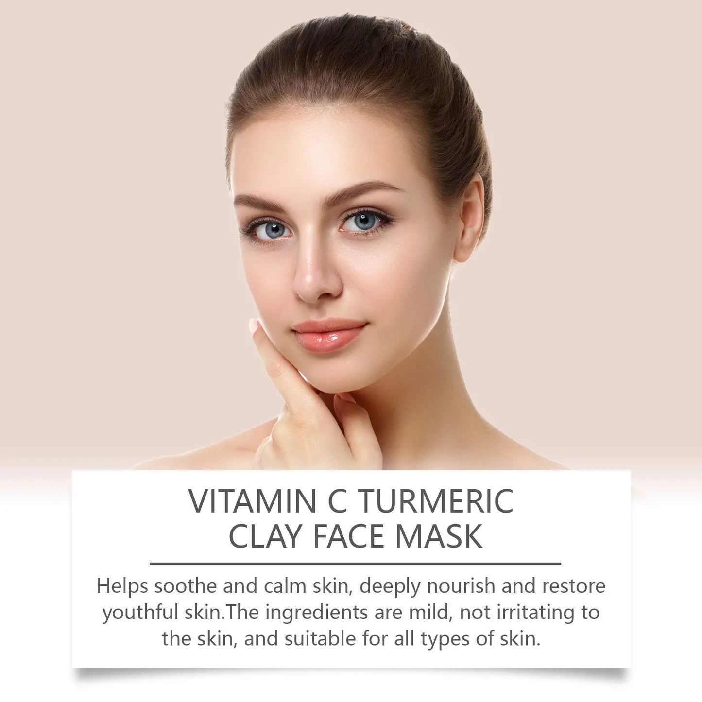 Vitamin C & Turmeric Exfoliating Facial Mask – Deep Pore Cleanser