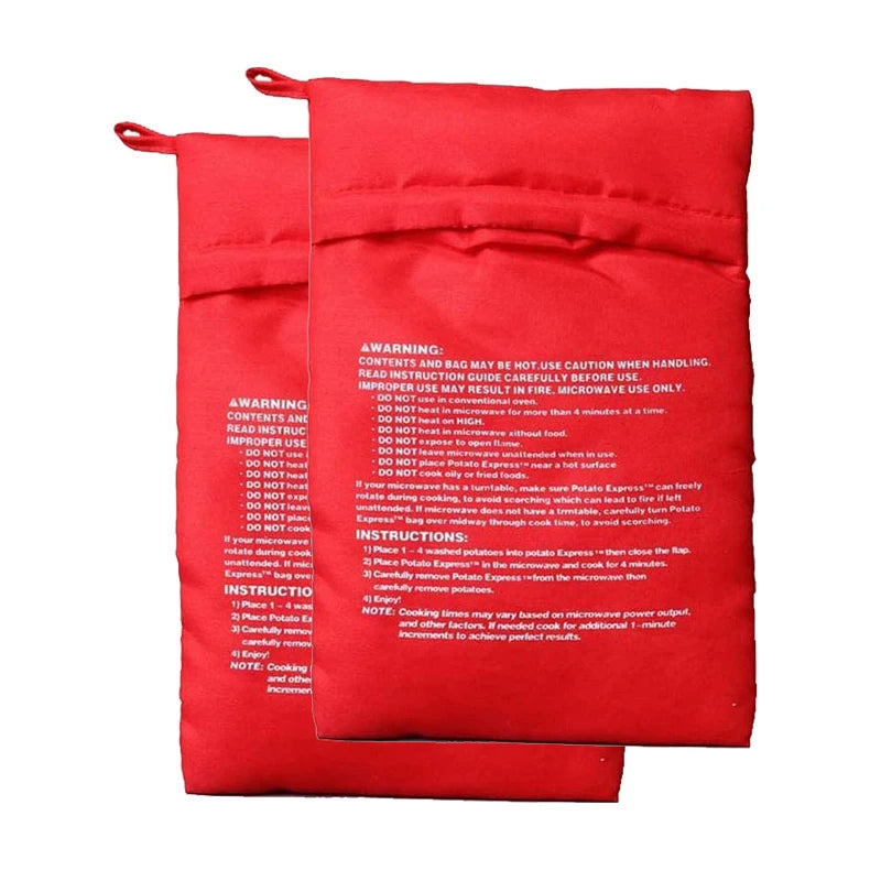 Microwave Potato Cooker Bag – Reusable Baked Potato Pouch