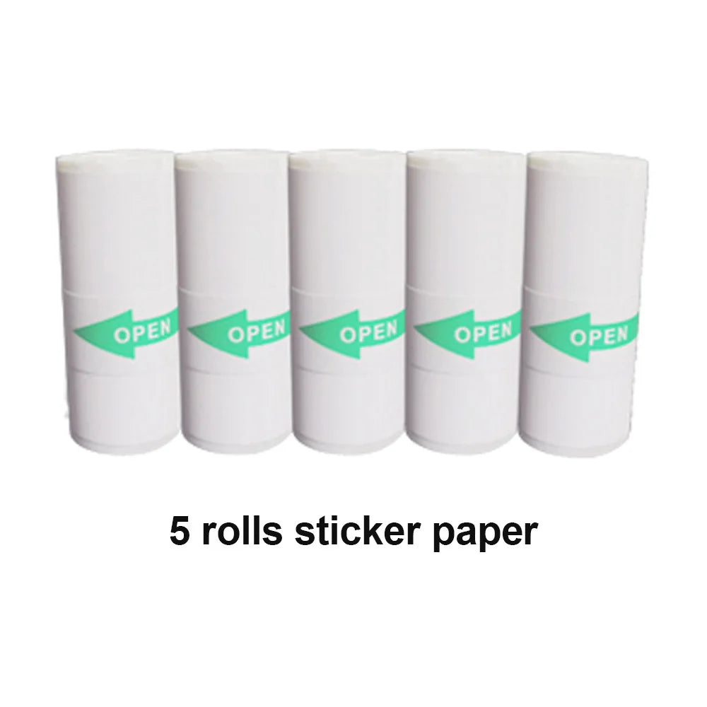 Mini Bluetooth Label Printer – Portable Error Note Photo Printer