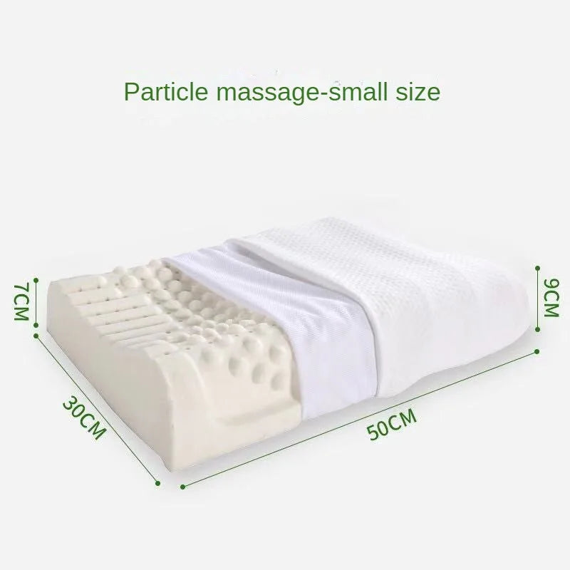 Natural Latex Orthopedic Pillow | Massage Sleep Support Cushion
