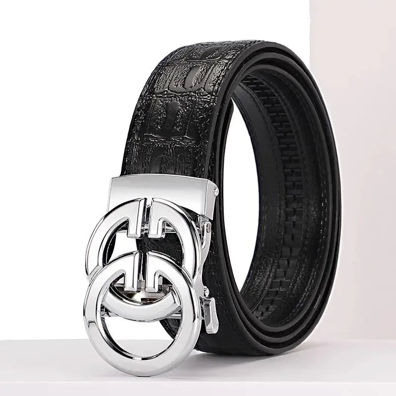 Genuine Leather Men’s Automatic Belt