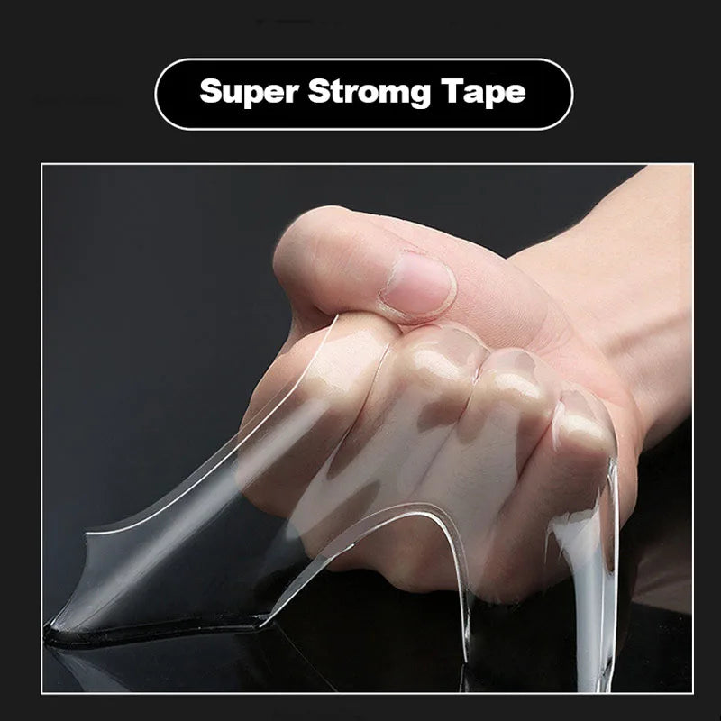 Reusable Nano Double-Sided Transparent Waterproof Adhesive Tape