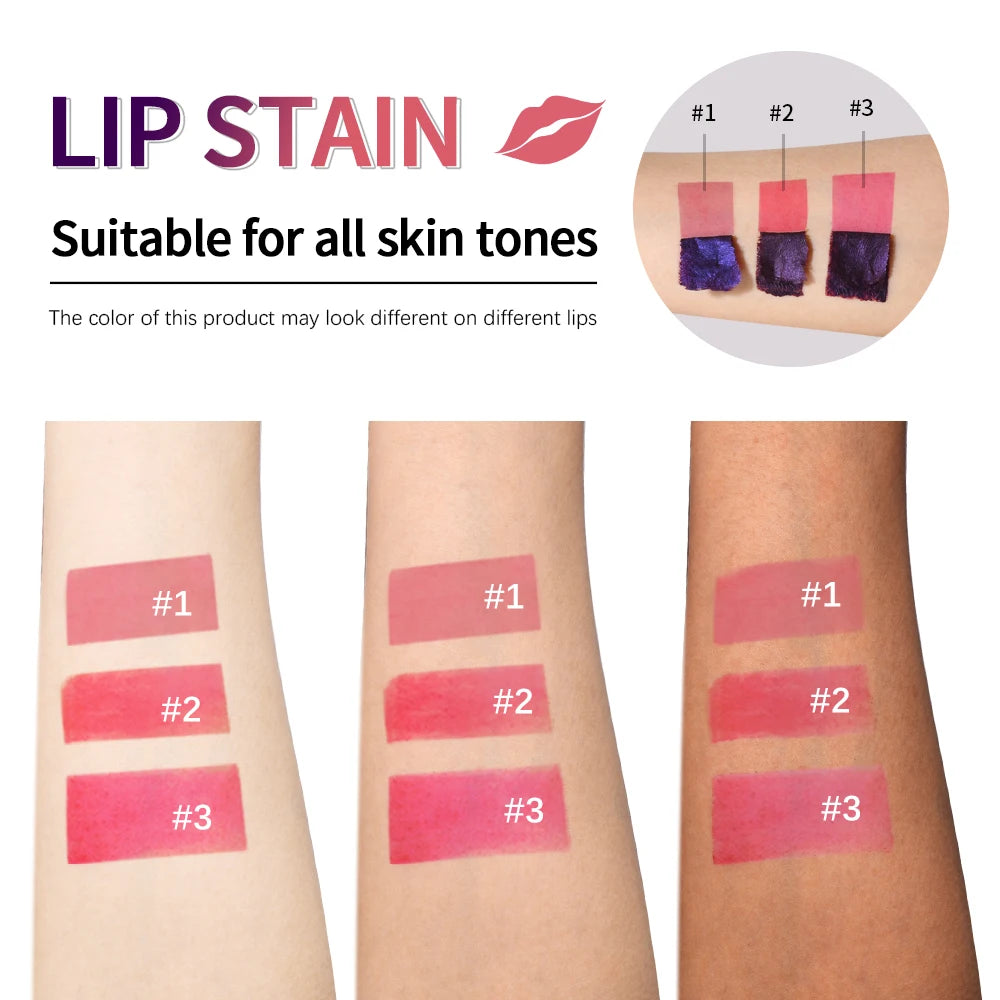 Waterproof Pink Lip Stain - Transfer-Proof & Long-Lasting