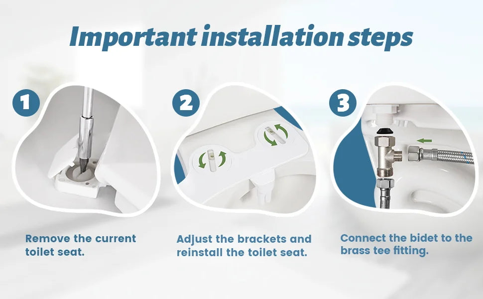 Cartmela Non-Electric Dual Nozzle Bidet Attachment