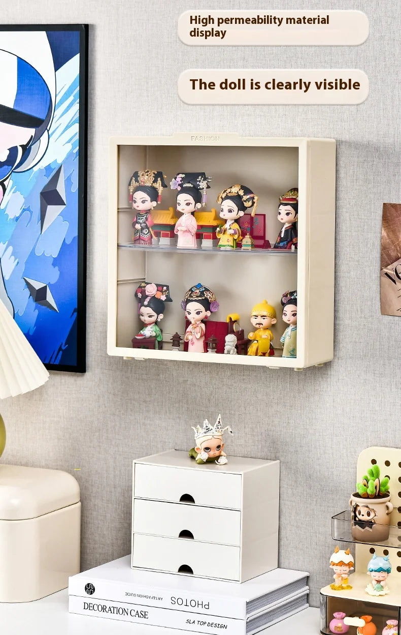 Labubu Acrylic Wall Display Cabinet