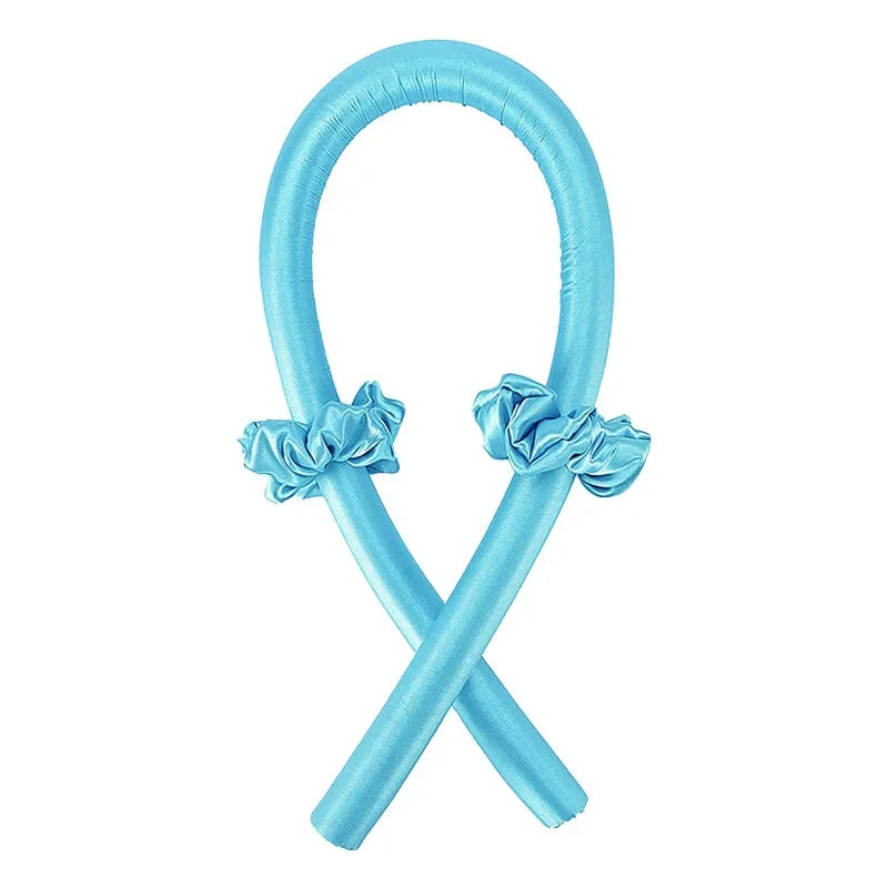 Silk Heatless Curling Rod – No-Heat Ribbon Hair Roller Headband