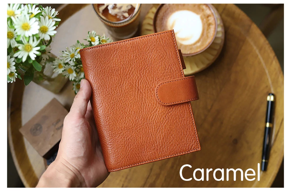 A6 Plus Leather Notebook Cover – Full Grain Vegetable Tanned