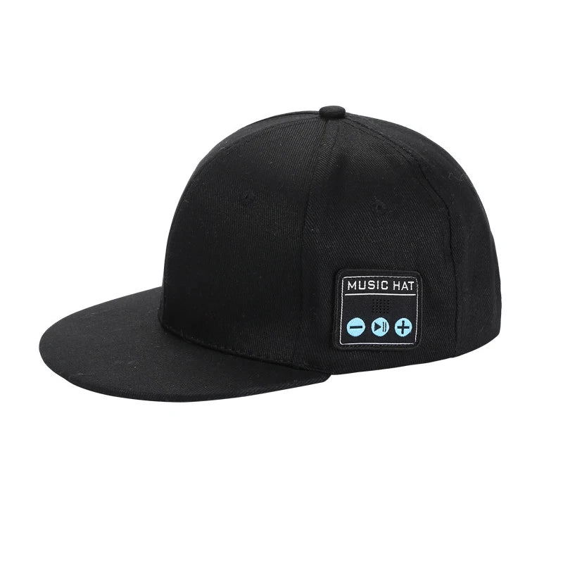 Bluetooth Music Hat with Wireless Headphones & Mic