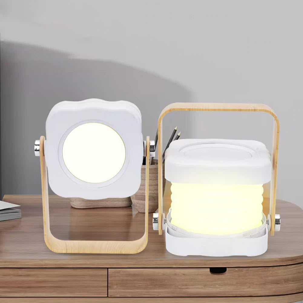 Rechargeable Folding LED Lantern Desk & Bedside Night Light