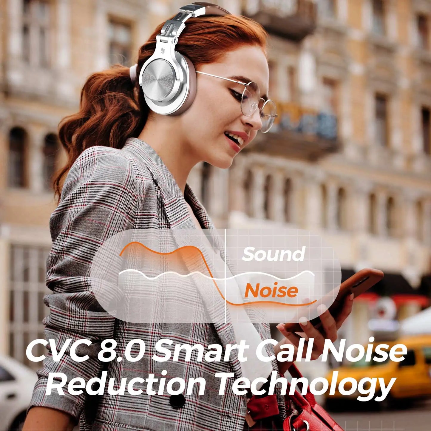 Wired & Wireless Bluetooth 5.2 Over-Ear Headphones with Mic