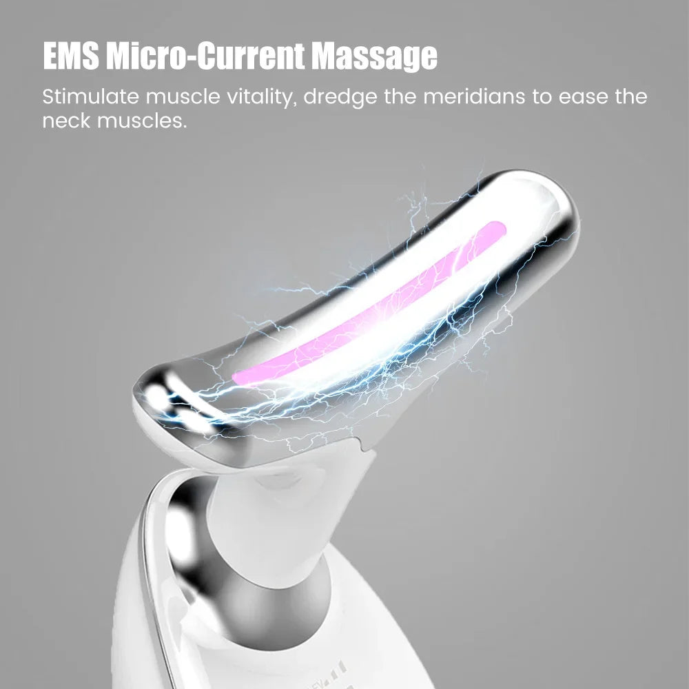 EMS Face & Neck Lift Device – LED Therapy & Anti-Wrinkle Massager