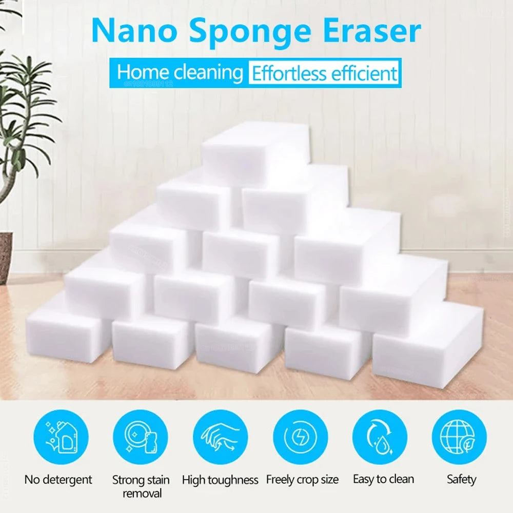 Melamine Magic Sponge – Eraser Cleaner for Kitchen & Bathroom