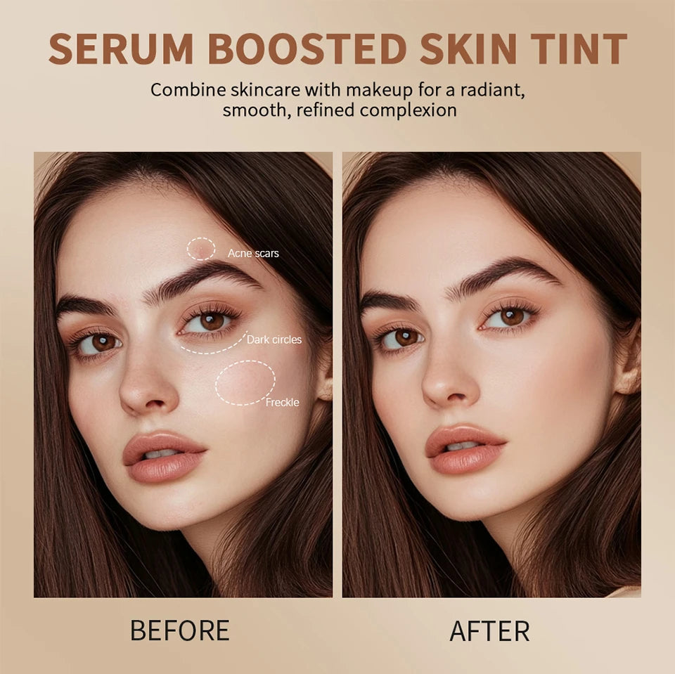 Serum Stick Foundation – High Coverage Skin Tint & Plumping Balm