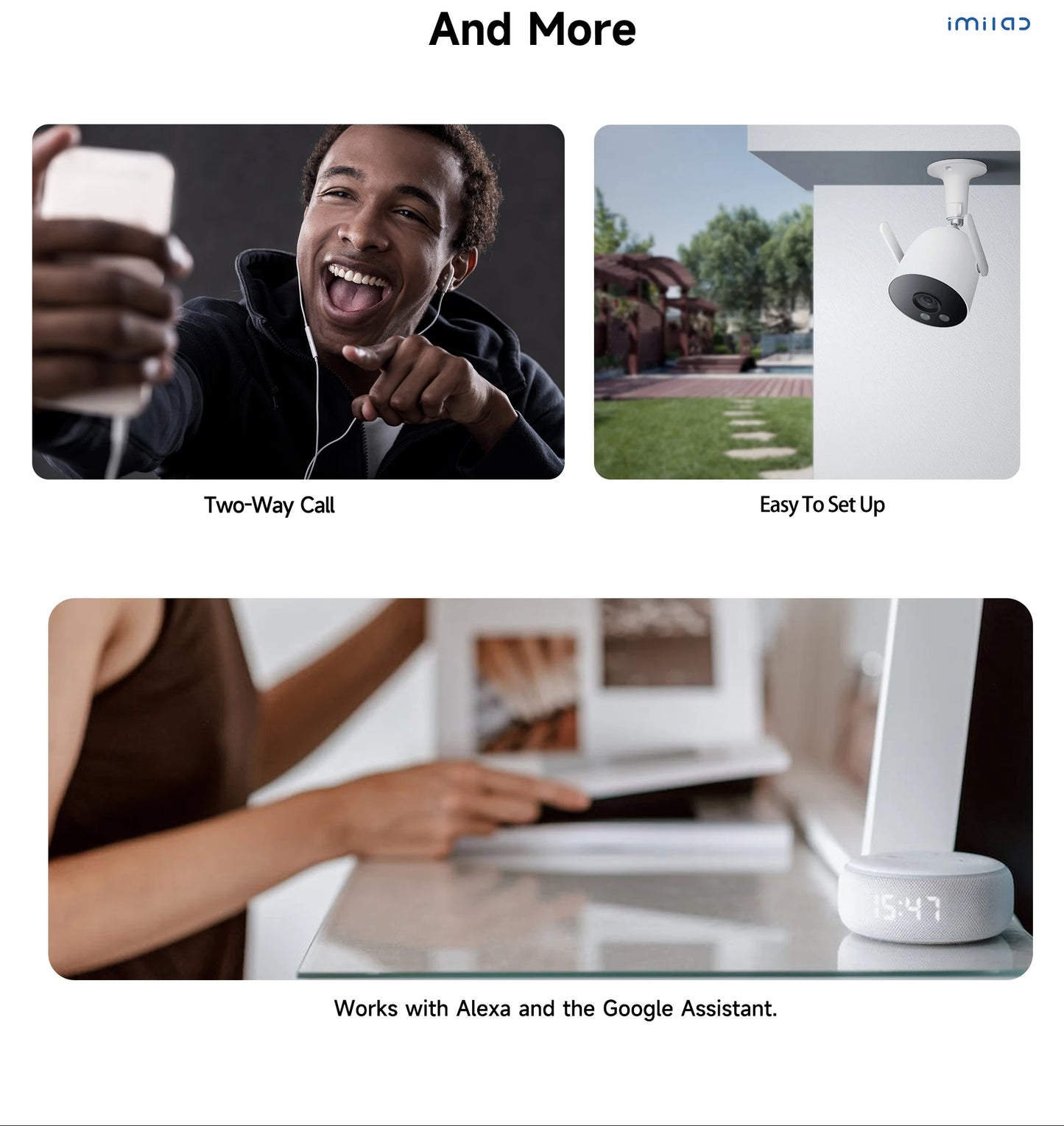 2K HD Outdoor WiFi Security Camera – Smart Siren & Night Vision