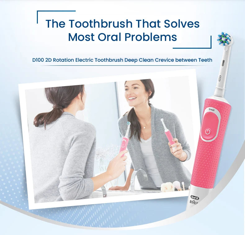 Oral-B D100 Rechargeable Electric Toothbrush