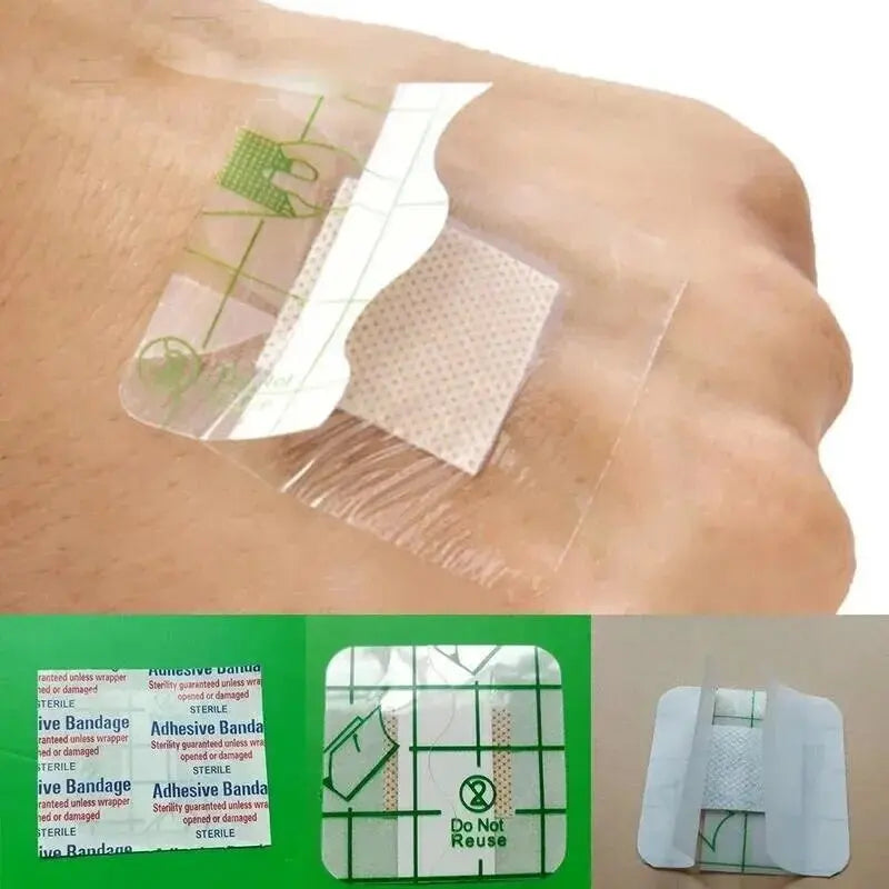 25pcs Waterproof Square Bandages for Children – First Aid Wound Care