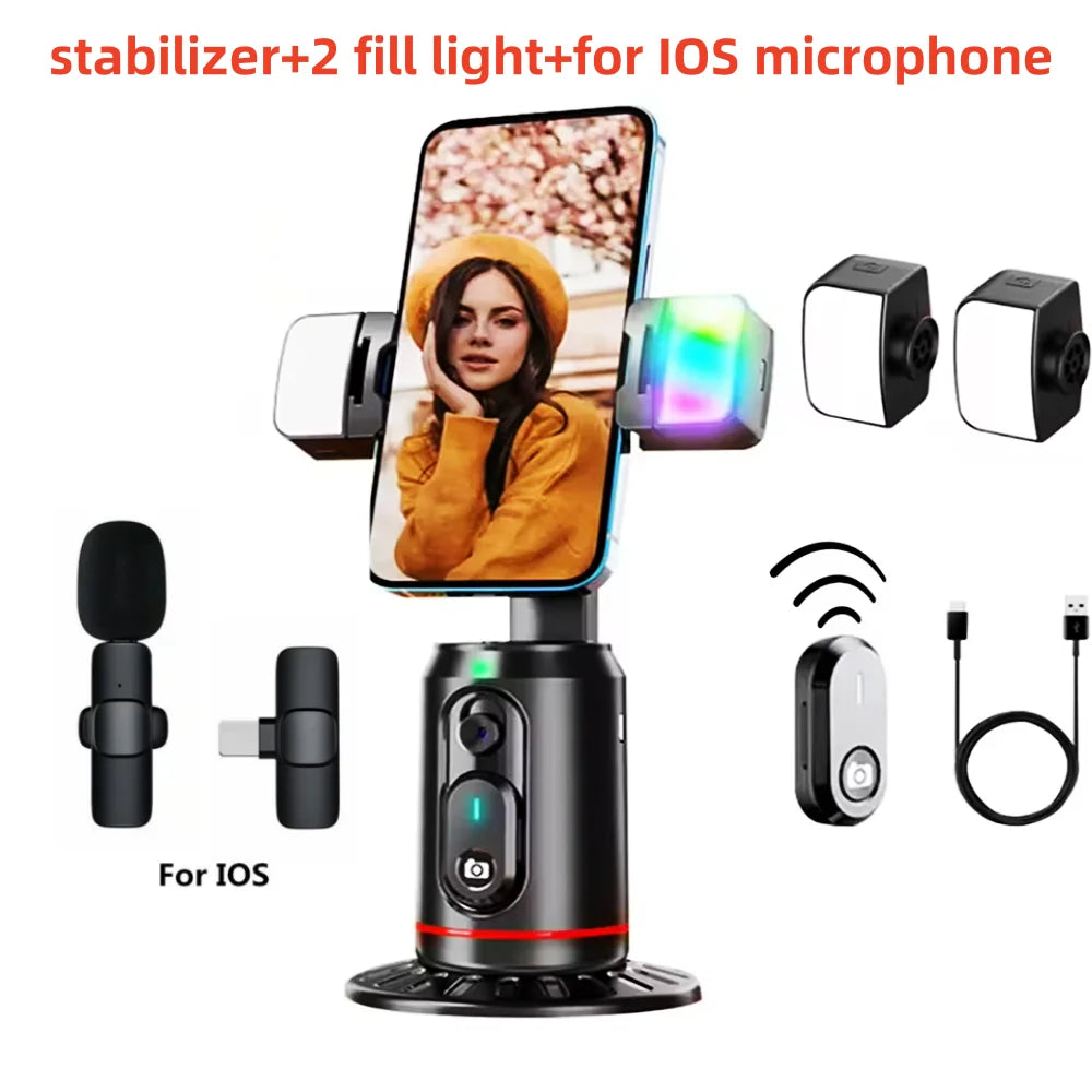 Q02 360° Auto Tracking Gimbal – Phone Stabilizer