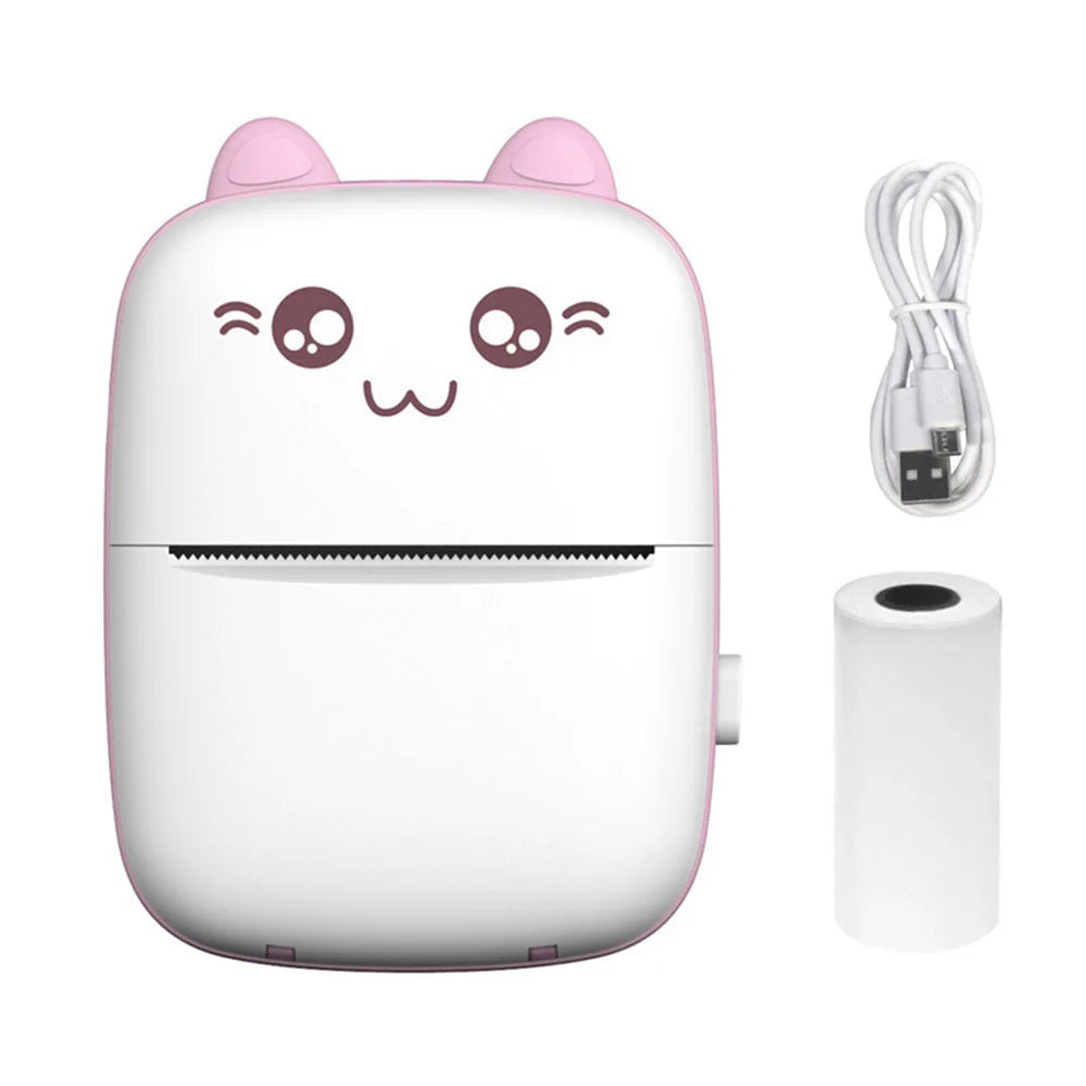 Mini Bluetooth Label Printer – Portable Error Note Photo Printer
