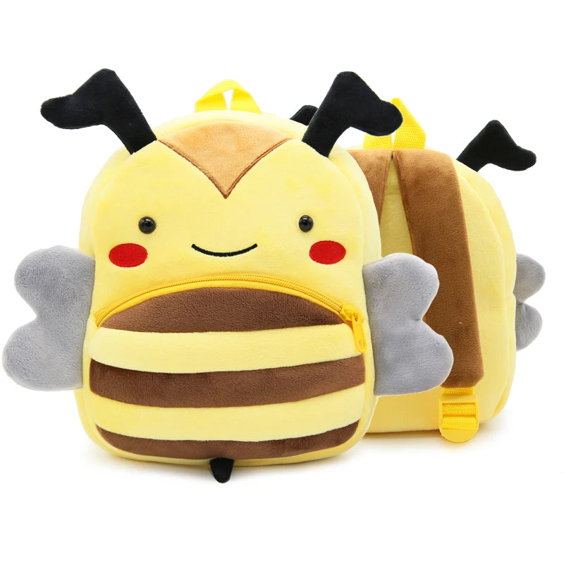 Cartmela Cute Animals Cartoon Plush Backpack - Kids Schoolbag