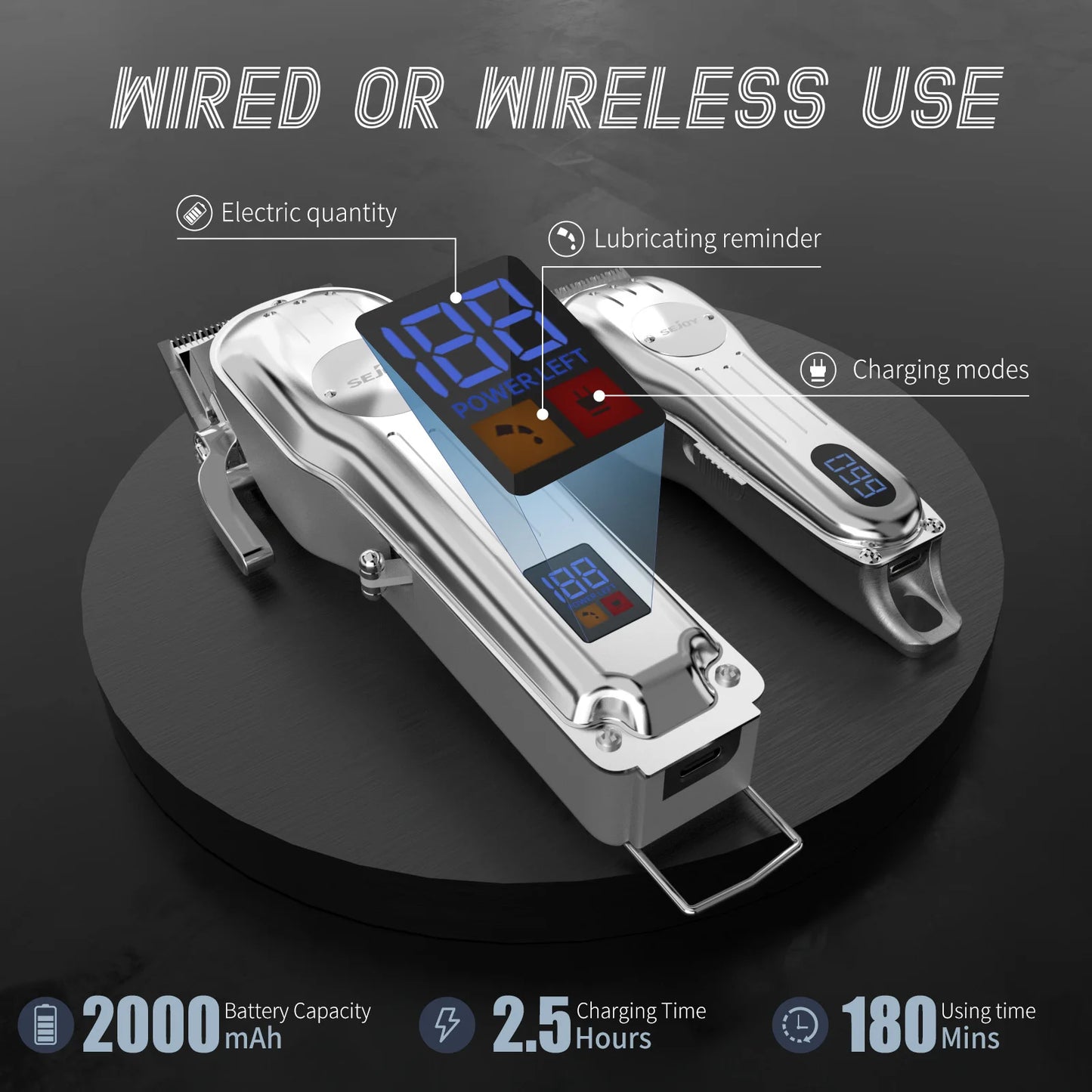 Cartmela Professional Hair Clipper Set