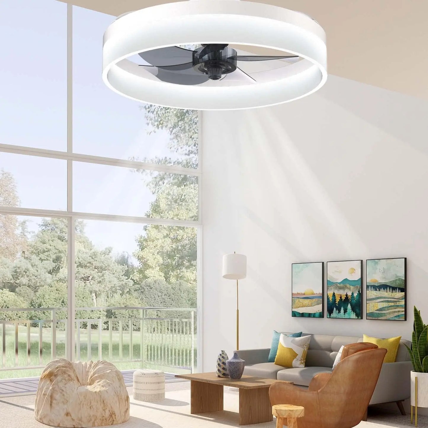 Cartmela LED Chandelier Fan – Remote-Controlled Ceiling Fan