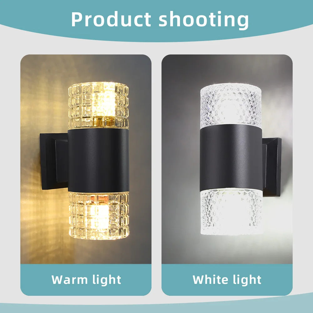Outdoor Waterproof Street Wall Light – LED E27 Bulb Fixture