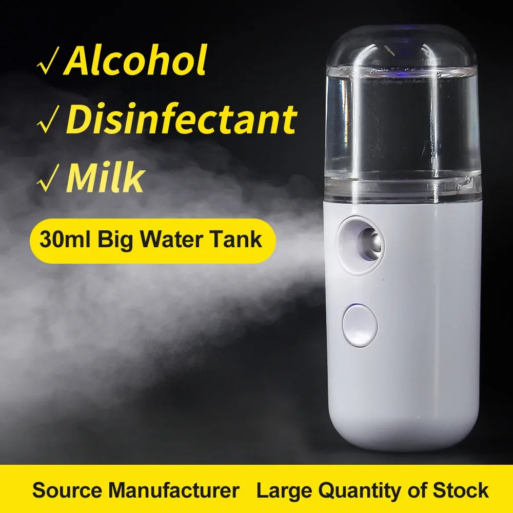 30ml Mini Portable Rechargeable Cool Mist Humidifier