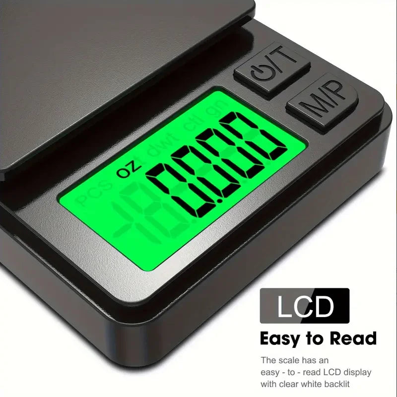 Precision Pocket Scale 1000g X 0.1g – Digital Scale for Food, Travel