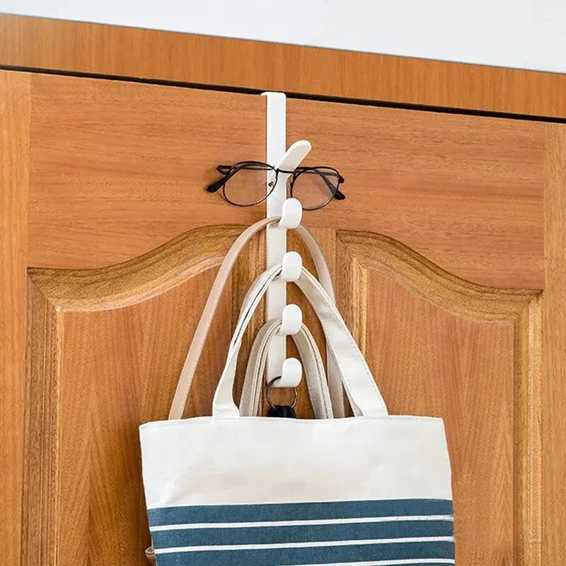Over-the-Door Hanger Rack – Clothes & Bag Organizer for Home Storage