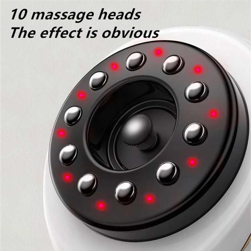 Electric Guasha Cupping Massager – Vacuum Heating Anti-Cellulite Tool