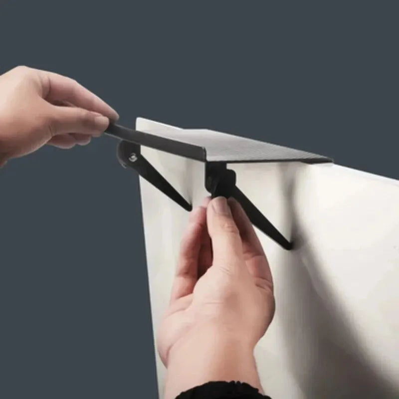 No-Drill Screen Storage Rack – Shelf for TV, Monitor, or Router