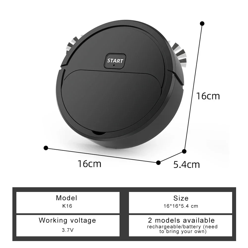 Robotic Vacuum Cleaner – 3-in-1 Sweep