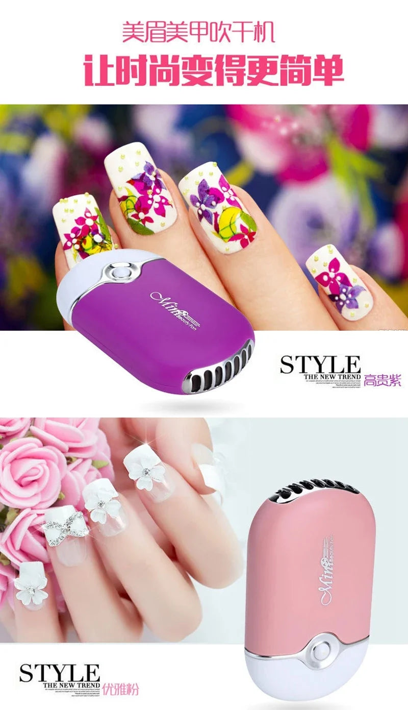 USB Rechargeable Mini Handheld Bladeless Cooling Fan
