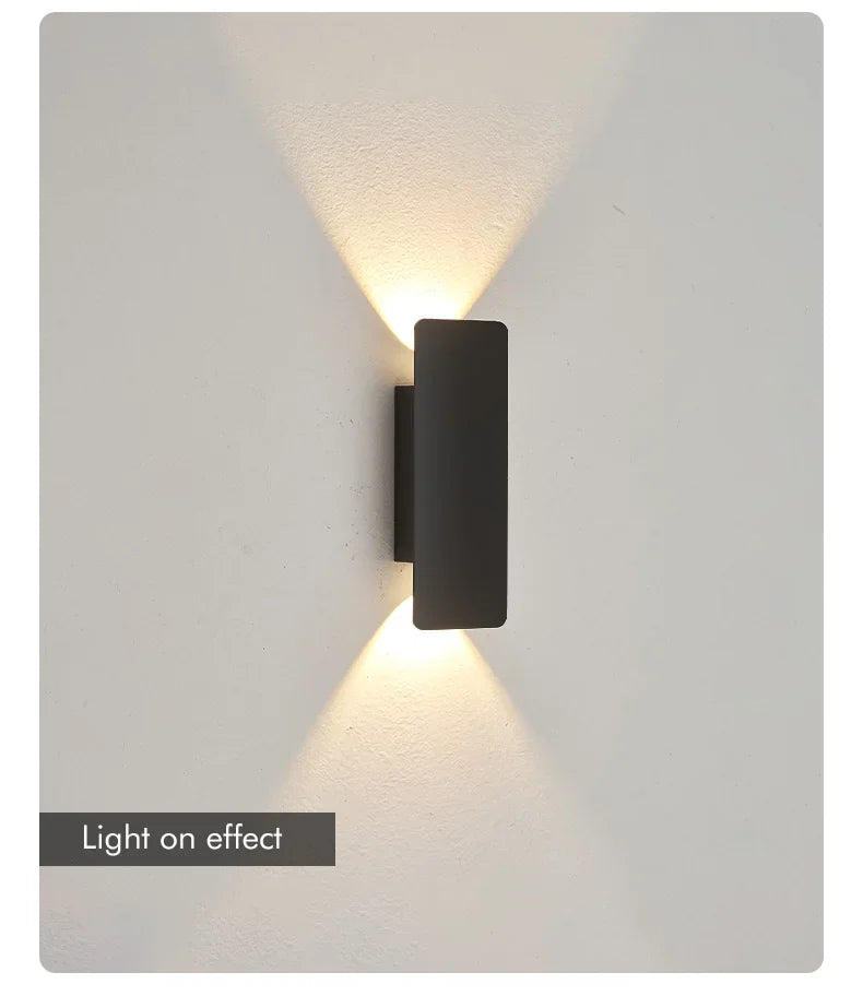 Modern LED Outdoor Wall Lamp – Waterproof IP65 Up Down Light