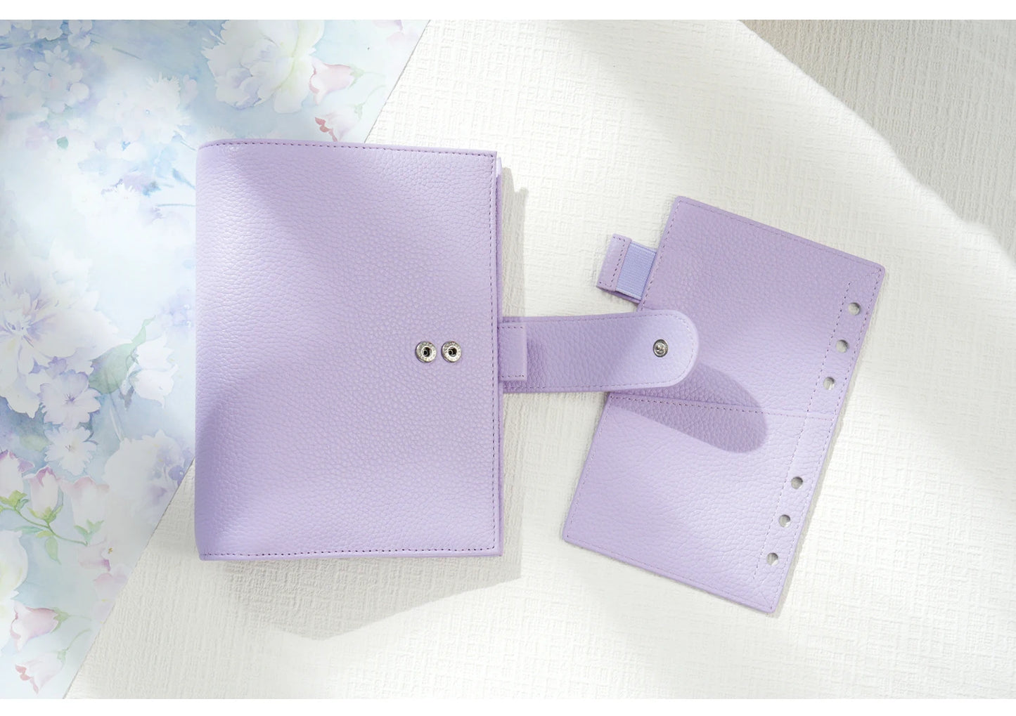 Personal Size Planner – 30mm Rings, Genuine Pebbled Grain Leather
