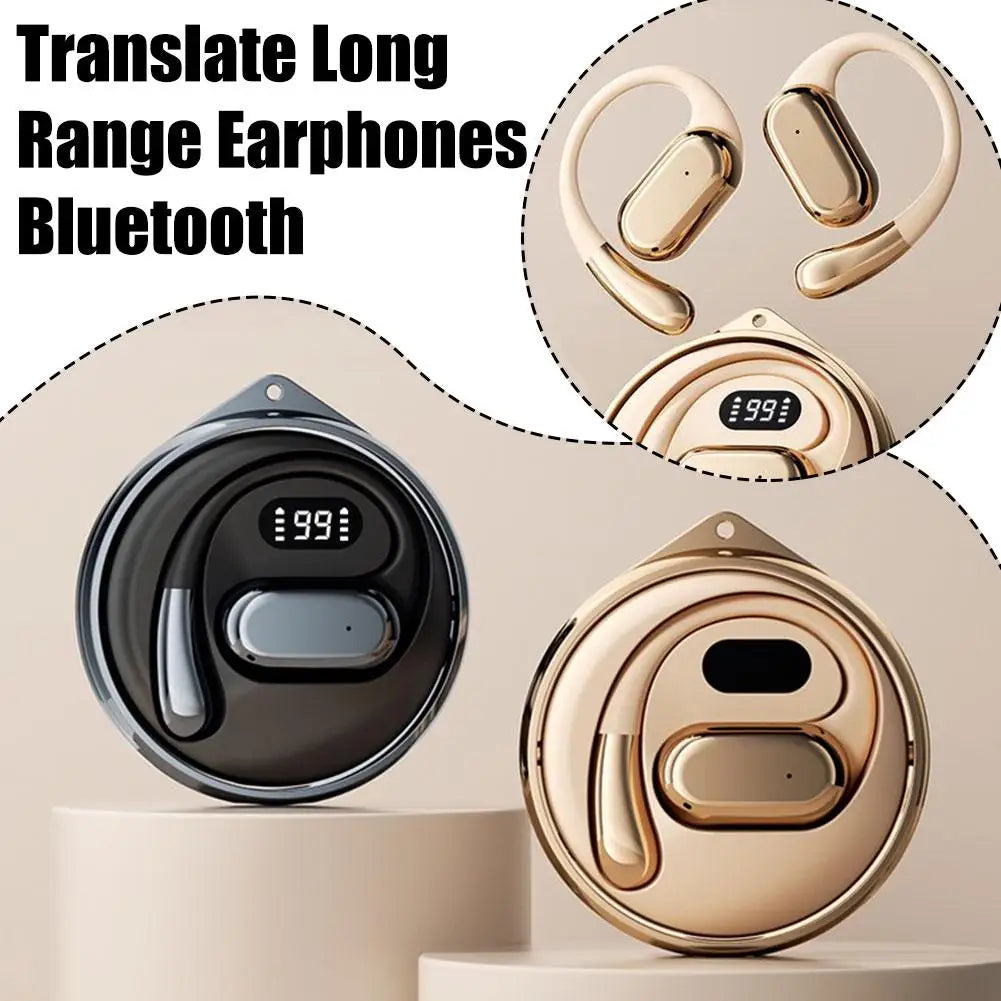D88 AI Translation Earbuds – Wireless Bluetooth Headphones