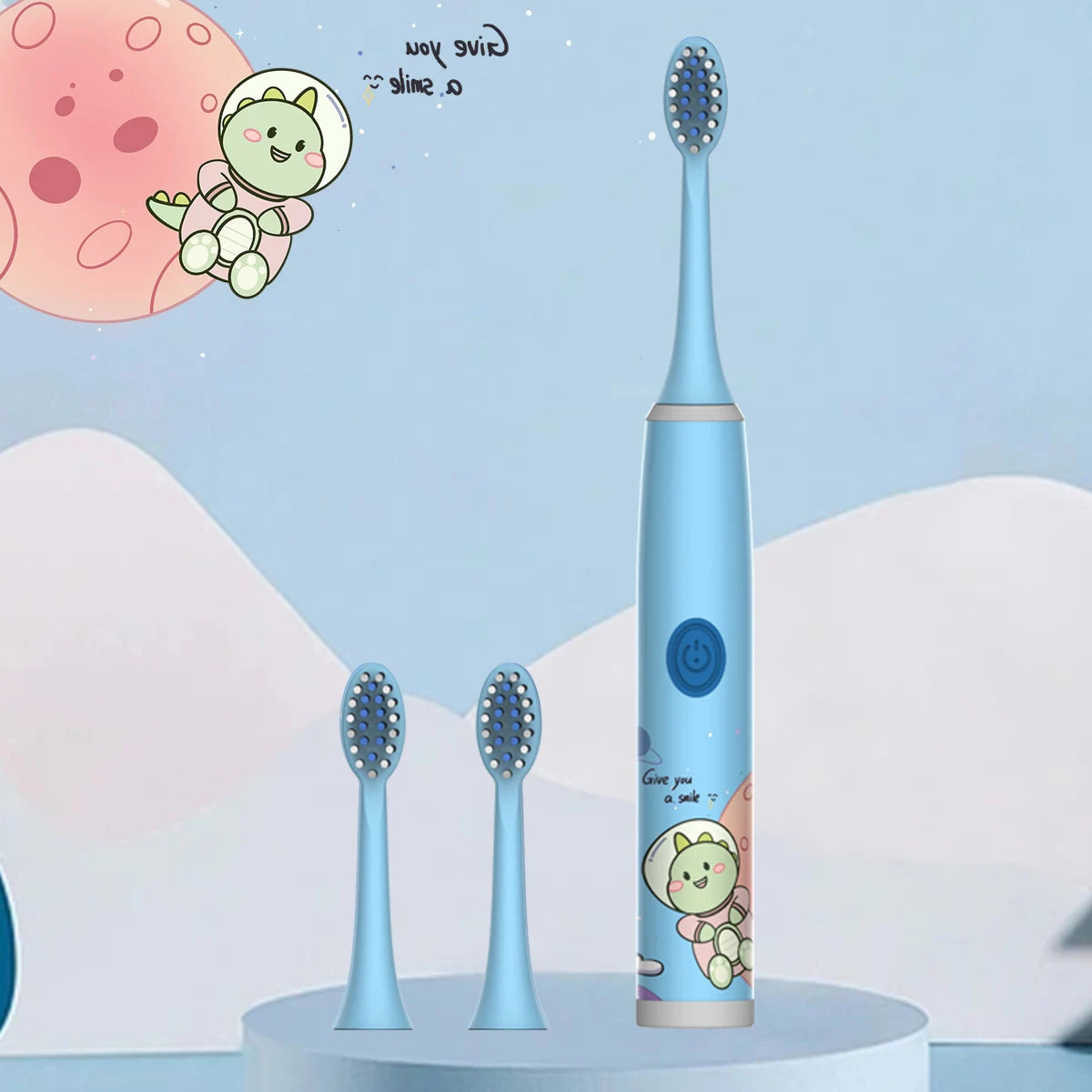 Kids Electric Toothbrush Cartoon Design
